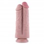 Подвійний дилдо для секс-машин Hismith 8.5″ Two Cocks One Hole Silicone Dildo