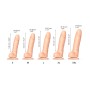 Реалістичний фалоімітатор Strap-On-Me Sliding Skin Realistic Dildo Vanille - S, ефект рухливої шкіри