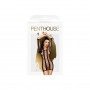 Мінісукня Penthouse Bedtime Surprise XL Black, велика сітка, рукави, вертикальні вставки