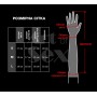 Глянсові вінілові рукавички Art of Sex - Lora, розмір M, колір Чорний