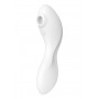 Вакуумний смарт-стимулятор із вібрацією Satisfyer Curvy Trinity 5 (White), керування зі смартфона