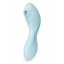 Вакуумний смарт-стимулятор із вібрацією Satisfyer Curvy Trinity 5 (Blue), керування зі смартфона