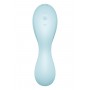 Вакуумний смарт-стимулятор із вібрацією Satisfyer Curvy Trinity 5 (Blue), керування зі смартфона