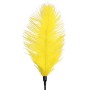Щекоталка со страусиным пером Art of Sex - Feather Tickler, цвет Желтый
