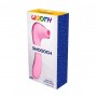 Вакуумний стимулятор з вібрацією Wooomy Smoooch Pink Clitoral Suction & Vibration, 10х2 режимів