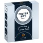 Презервативи Mister Size - pure feel - 57 (3 condoms), товщина 0,05 мм