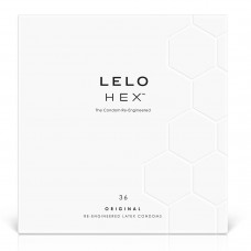 Презервативы LELO HEX Condoms Original 36 Pack, тонкие и суперпрочные