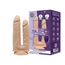 Фалоімітатор з вібрацією SilexD Double Gusto Vibro Flesh (Model 1 size 8