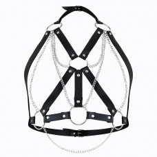 Женская портупея  Art of Sex - Aiden Leather harness, Черная XS-M