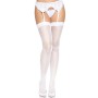 Leg Avenue butterfly backseam thigh highs White O/S