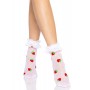 Leg Avenue Strawberry ruffle top anklets