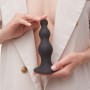 Насадка для страпона Strap-On-Me Dildo Plug Beads Black XXL