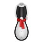 Вакуумний кліторальний стимулятор Satisfyer Penguin Holiday Edition, у шапочці та шарфі