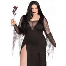 Еротичний костюм Мортіші Аддамс Leg Avenue Sexy Spooky Morticia 3X-4X