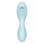 Вакуумний смарт-стимулятор із вібрацією Satisfyer Curvy Trinity 5 (Blue)  (порвана упаковка!!!)