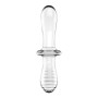 Дилдо Satisfyer Double Crystal (Transparent)