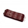 Шкіряний пояс для бондажу Liebe Seele Wine Red Waist Cuff S Size