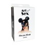 Шкіряна маска зайчика Art of Sex - Mouse Mask, колір Білий