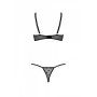 Комплект MARINA SET WITH OPEN BRA black L/XL - Passion