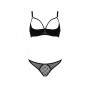 Комплект MARINA SET WITH OPEN BRA black L/XL - Passion