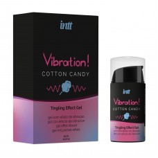 Жидкий вибратор Intt Vibration Cotton Candy (15 мл) (мятая упаковка!!!)