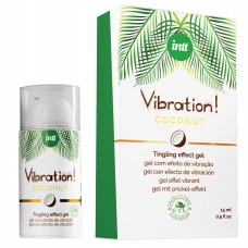Жидкий вибратор Intt Vibration Coconut Vegan (15 мл) (без упаковки!!!)