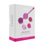 Вагинальные шарики Liebe Kewos — Cerise/Candy Violet, 5 шариков в комплекте, 15, 25, 35, 45 и 55 г