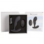 Вібромасажер простати S Pleasures Premium Cozy, чорний, з рельєфною головкою, 10 режимів