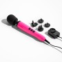 Вибромассажер DOXY Die Cast Massager Hot Pink, очень мощный, питание 220В, металлический корпус