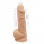 Фалоімітатор з вібрацією SilexD Norman Vibro Flesh (MODEL 1 size 8,5in) (м'ята упаковка!!!)