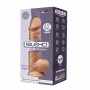 Фалоімітатор з вібрацією SilexD Norman Vibro Flesh (MODEL 1 size 8,5in) (м'ята упаковка!!!)