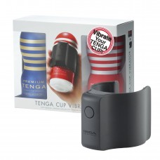 Вибронасадка Tenga CUP VIBRATOR, 7 режимов, 2 мастурбатора в комплекте