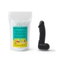 Крафтовое мыло-член с присоской Чистий Кайф MEDIUM Black, натуральное