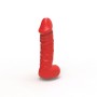Крафтовое мыло-член с присоской Чистий Кайф MEDIUM Red, натуральное