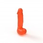 Крафтовое мыло-член с присоской Чистий Кайф LARGE Orange, натуральное
