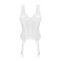 Корсет Obsessive Arrowel White corset 2XL/3XL