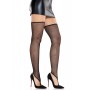 Панчохи Leg Avenue Fishnet Toe Loop Footless Thigh Highs One Size