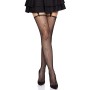 Панчохи Leg Avenue Daisy Dot Fishnet Stockings One Size Black