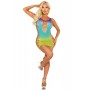 Сукня Leg Avenue Seamless Ombre Faux Lace Up Mini Dress One Size Ocean