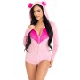Комбінезон «Солодкий ведмедик» Leg Avenue Sweetheart Bear Velvet Romper S