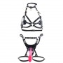 Сбруя со страпоном LOCKINK SEVANDA Queen Sheba Set with Pink Dildo