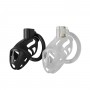Клетка для пениса LOCKINK SEVANDA Plastic Penis Chastity Cage, черная, 3 кольца разных размеров
