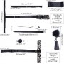 БДСМ-набор LOCKINK YEAHWOW Armbinder Restraint Set Black