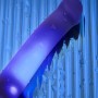 Дилдо, що світиться Strap-On-Me Glow-LED Dildo Purple - M