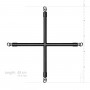 Хрестовина Bedroom Fantasies Hog Tie Cross Bar With Cuffs
