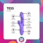 Вібратор-кролик Good Vibes Only - Tess Rabbit Vibrator with G-Spot Stimulator
