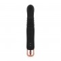 Вібратор-кролик Rosy Gold - Rabbit Vibrator with thrusting function - Black