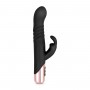Вібратор-кролик Rosy Gold - Rabbit Vibrator with thrusting function - Black