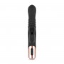 Вібратор-кролик Rosy Gold - Rabbit Vibrator with thrusting function - Black