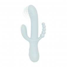 Вібратор-кролик Good Vibes Only - SAGE Triple Stimulation Vibe Soft Silicone - Blue